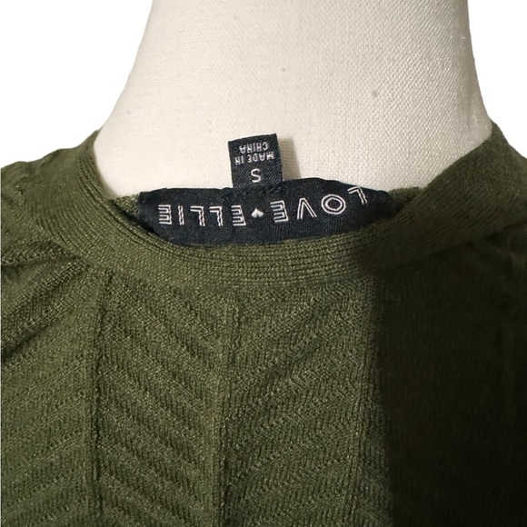 NWOT Love Ellie Olive Green long cardigan size small from Stitch Fix - Picture 3 of 3